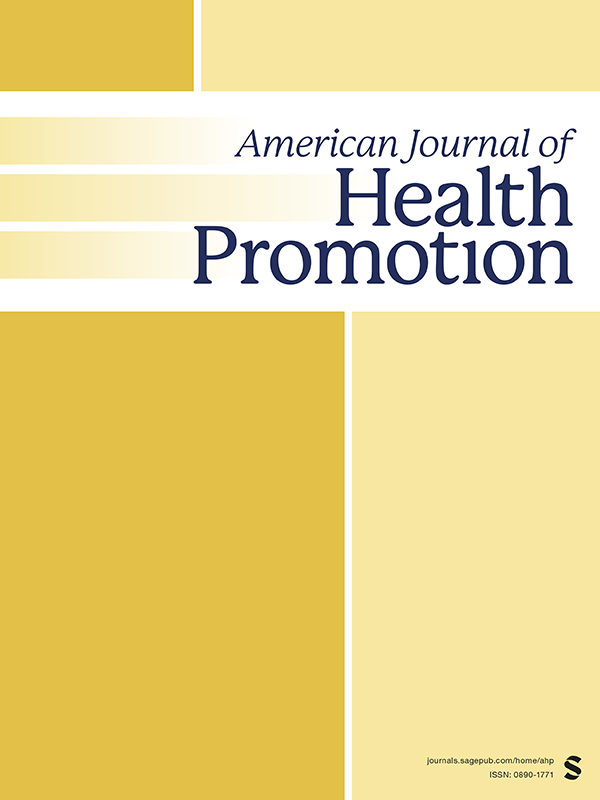 American Journal of Health Promotion cover