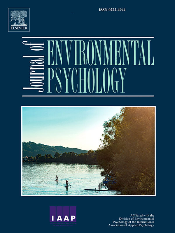 Journal of Environmental Psychology cover
