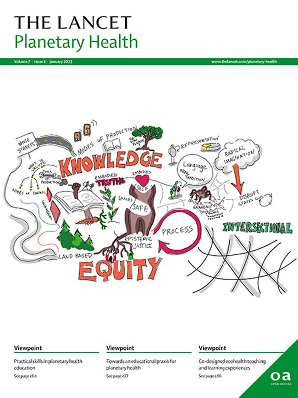 Cover for The Lancet Planetary Health: Volume 7, Number 1