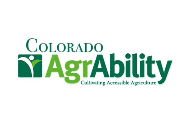 Colorado AgrAbility’s logo; the motto reads “Cultivating Accessible Agriculture.”