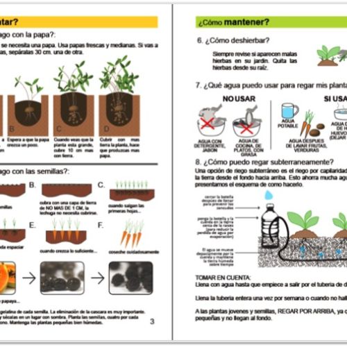 Image of a maintenance manual has diagrams and text in Spanish.