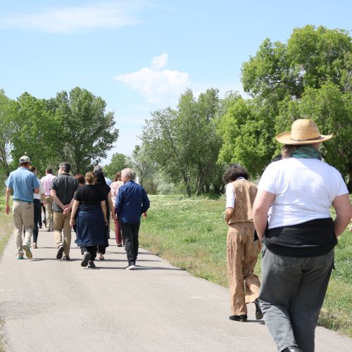 Nature walk along the Jordan River